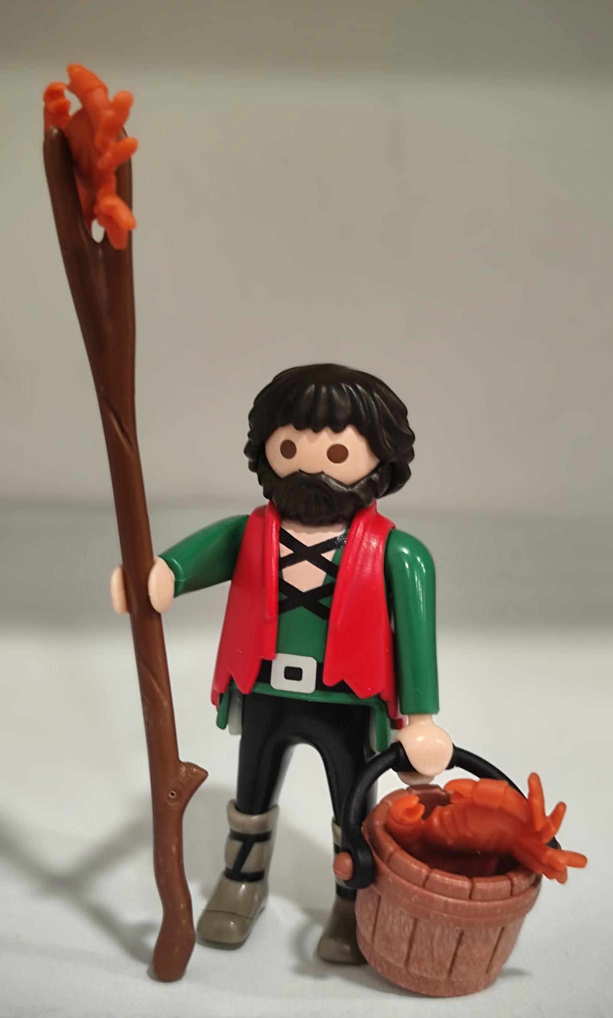 PLAYMOBIL ALDEANO CON CANGREJOS , BELEN - 27/6/25