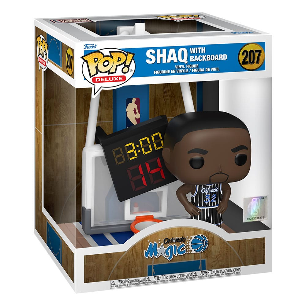 FUNKO POP SHQUILLE ONEAL `CON CANASTA Y MARCADOR