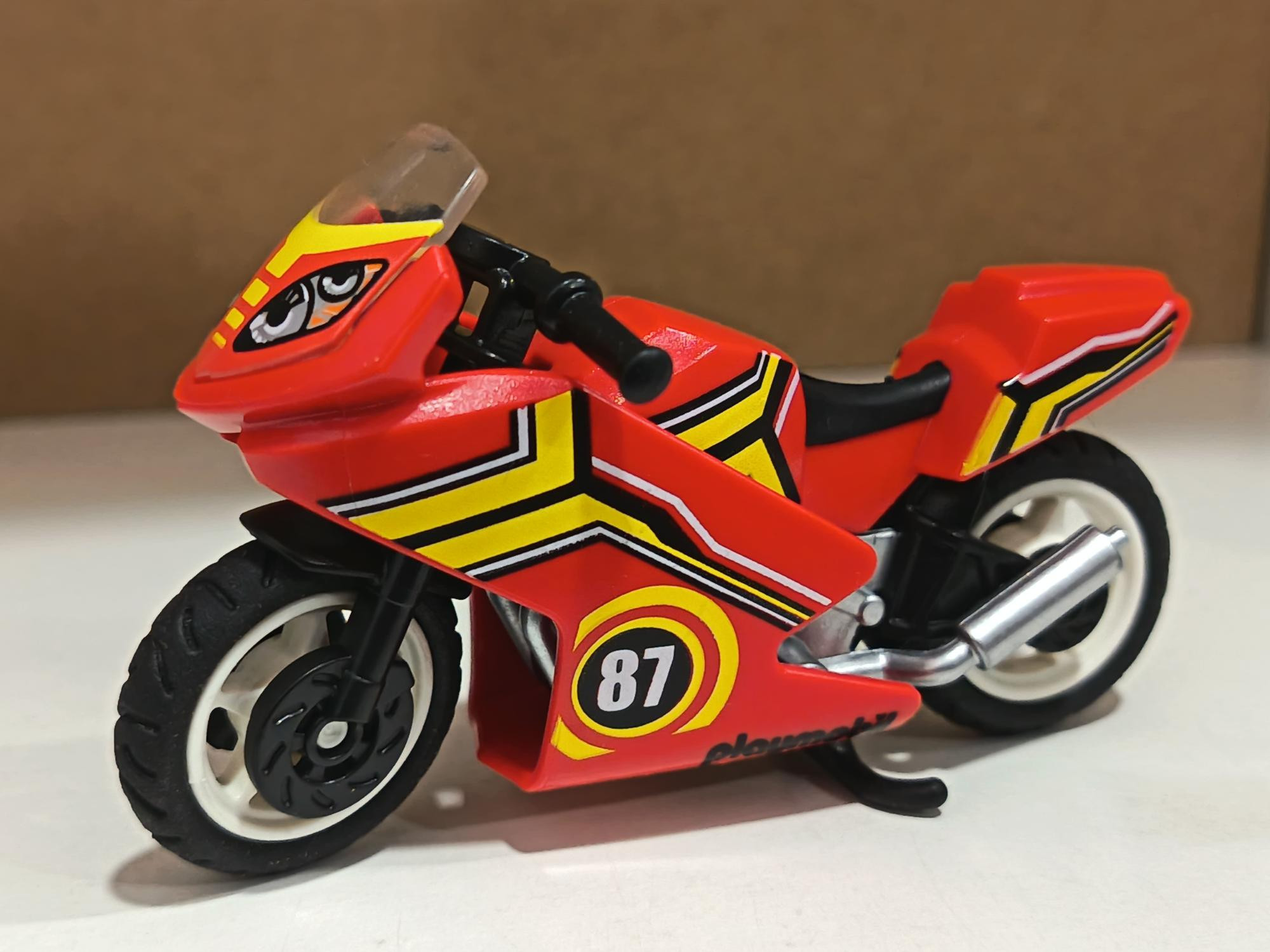 PLAYMOBIL MOTO DE CARRERAS ROJA - 28/8/25