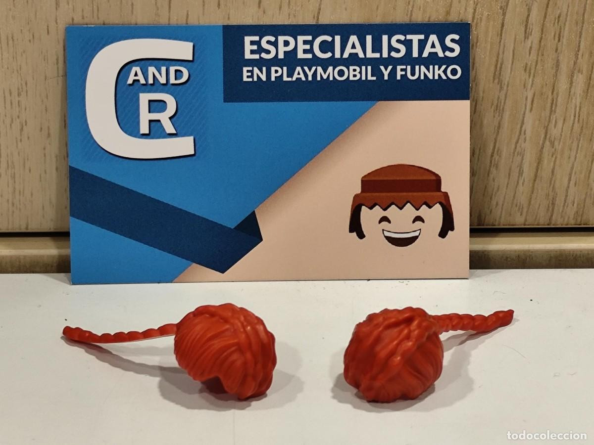 PLAYMOBIL 2X PELUCA VIKINGO NARANJA , RAREZA - 29/1/25