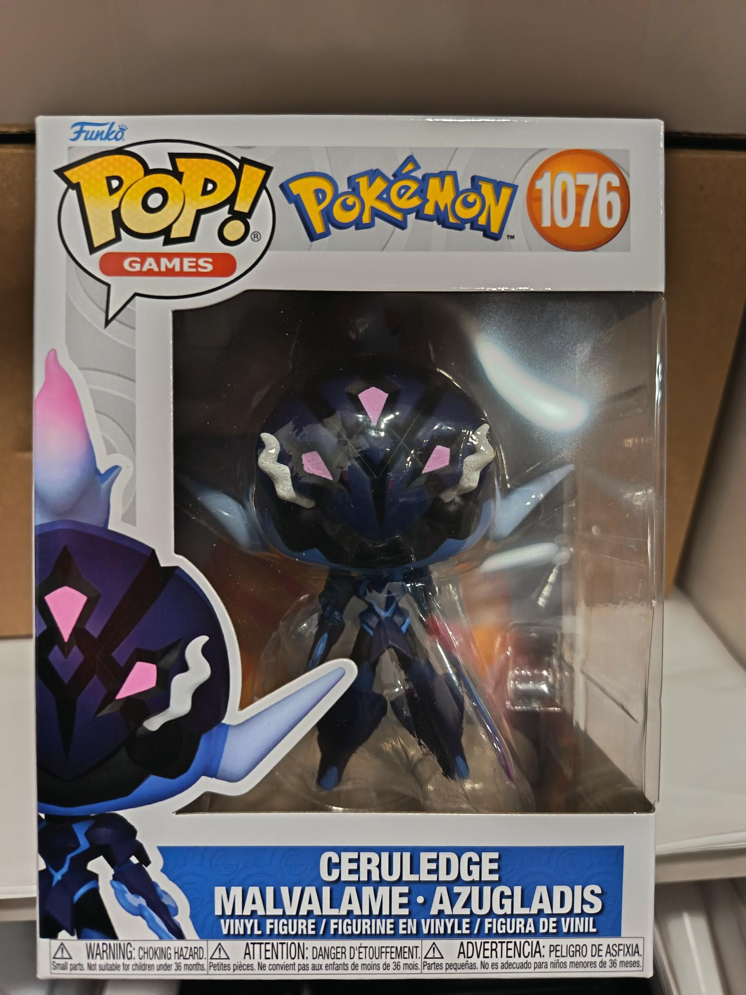 FUNKO POP POKEMON - CERULEDGE , MALVALAME , AZUGLADIS