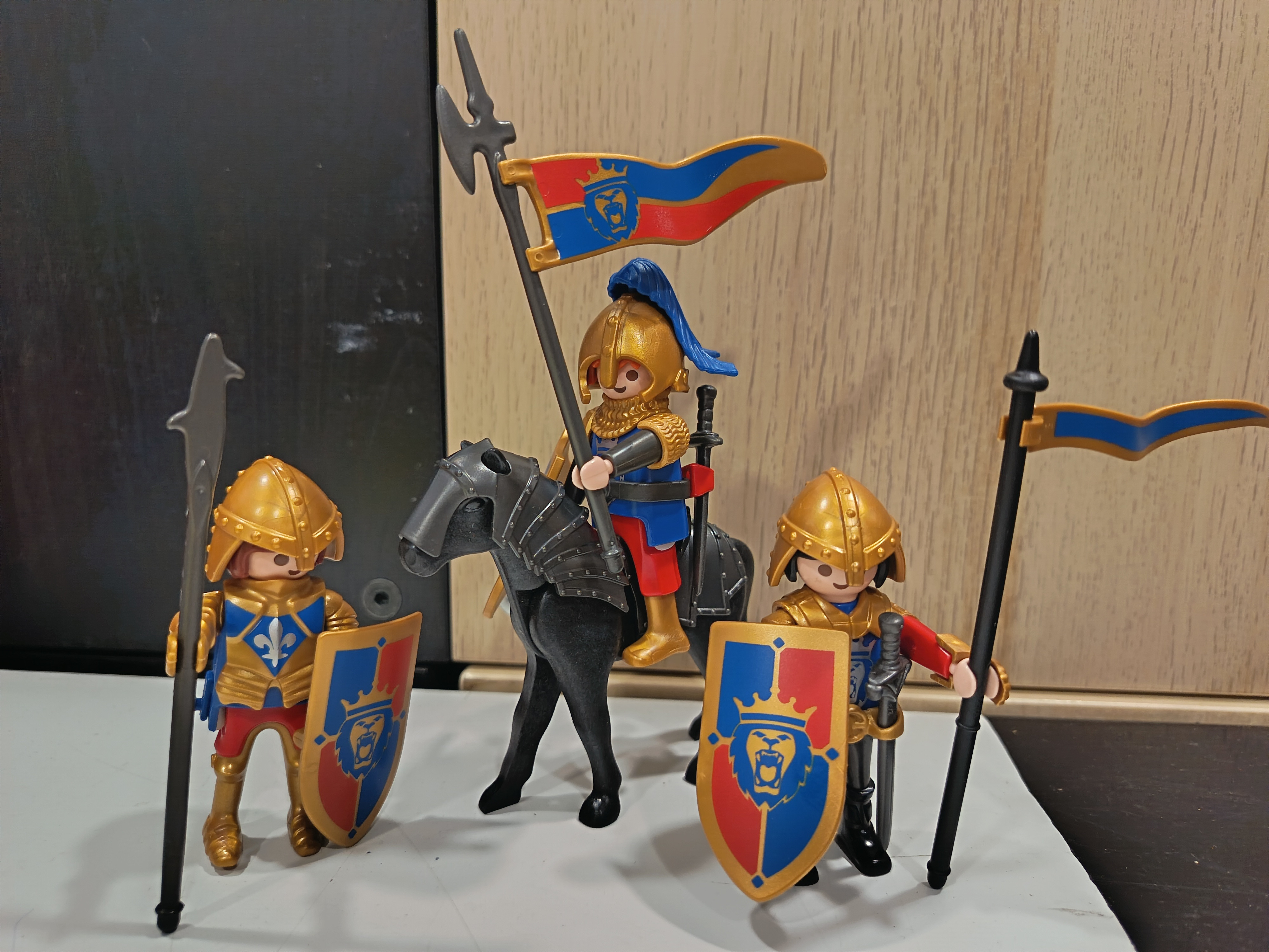PLAYMOBIL PATRULLA DE SOLDADOS DEL LEON CON CABALLO , REF 6006 - 10/9/25