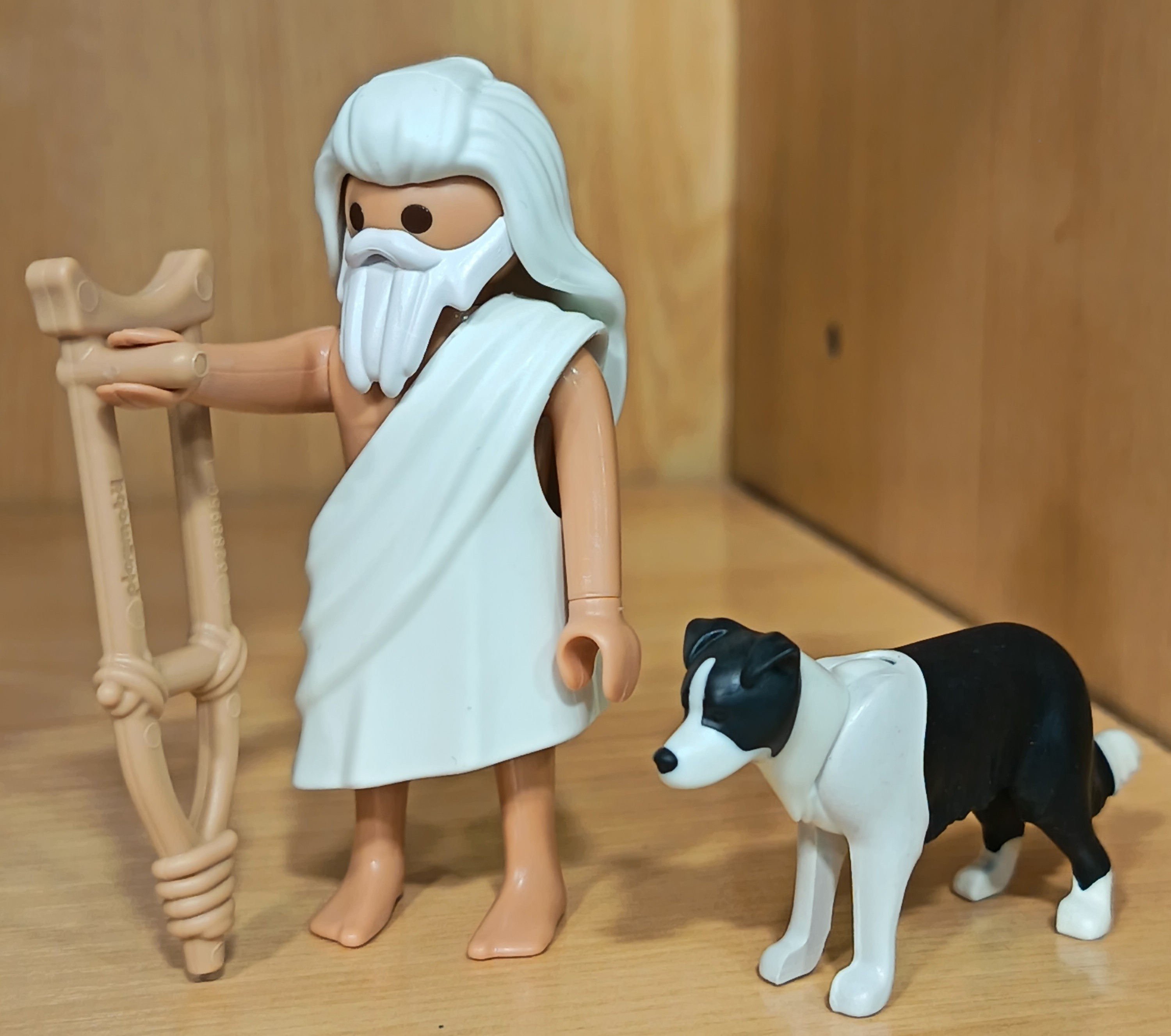 PLAYMOBIL ALDEANO CON MULETA Y SU PERRO , BELEN - 20/11/25