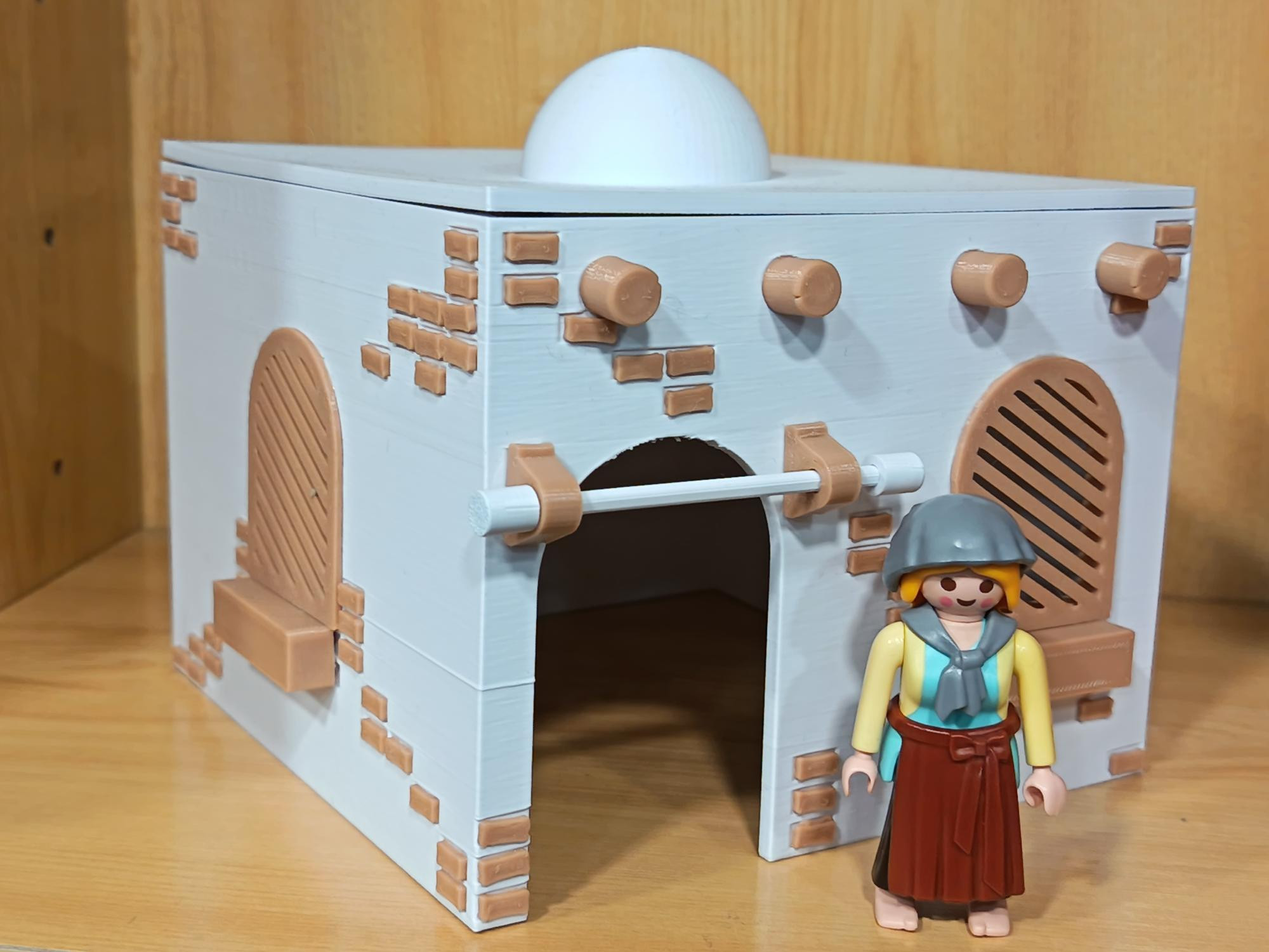 PLAYMOBIL CASA 3D IDEAL PARA BELEN VERSION 2 , FIGURA NO INCLUIDA