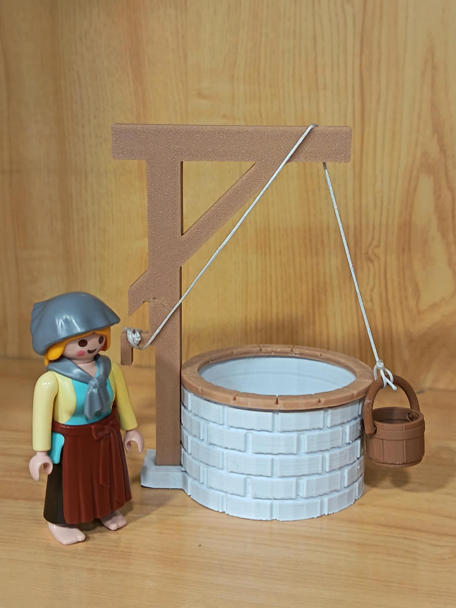 PLAYMOBIL POZO 3D IDEAL PARA BELEN , FIGURA NO INCLUIDA