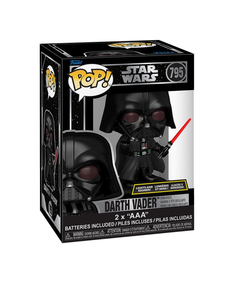 FUNKO POP STAR WARS - DARTH VADER CON LUZ Y SONIDO 795