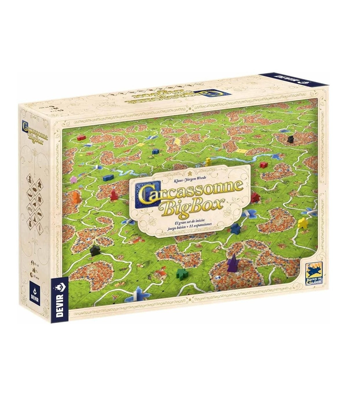 JUEGO DE MESA - CARCASSONNE PLUS BIG BOX
