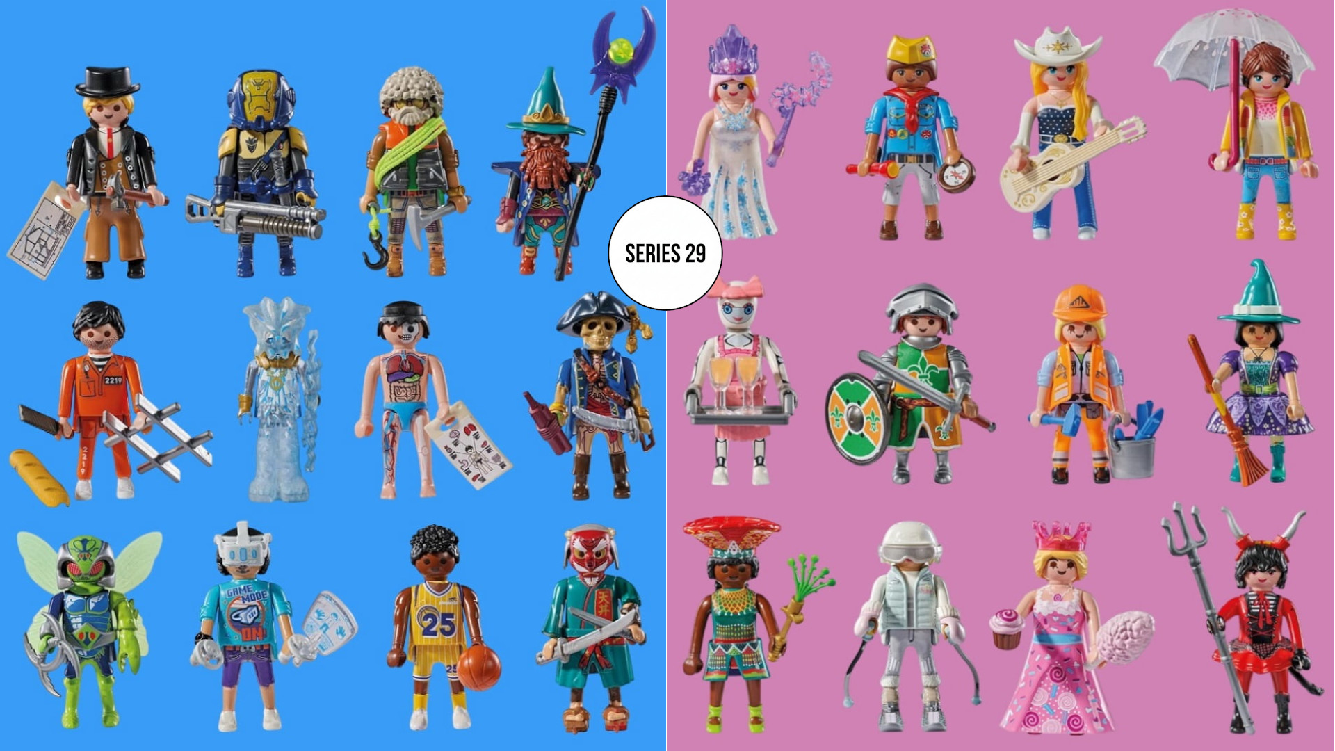 PLAYMOBIL SERIE 29 SOBRES SORPRESA COMPLETA 12+12