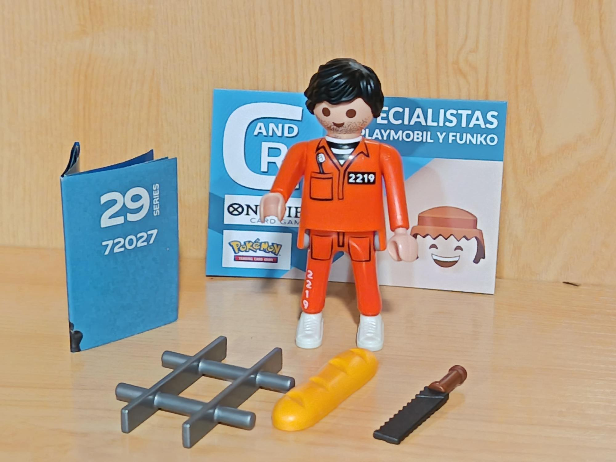 PLAYMOBIL SERIE 29 - PRESO CON ACCESORIOS