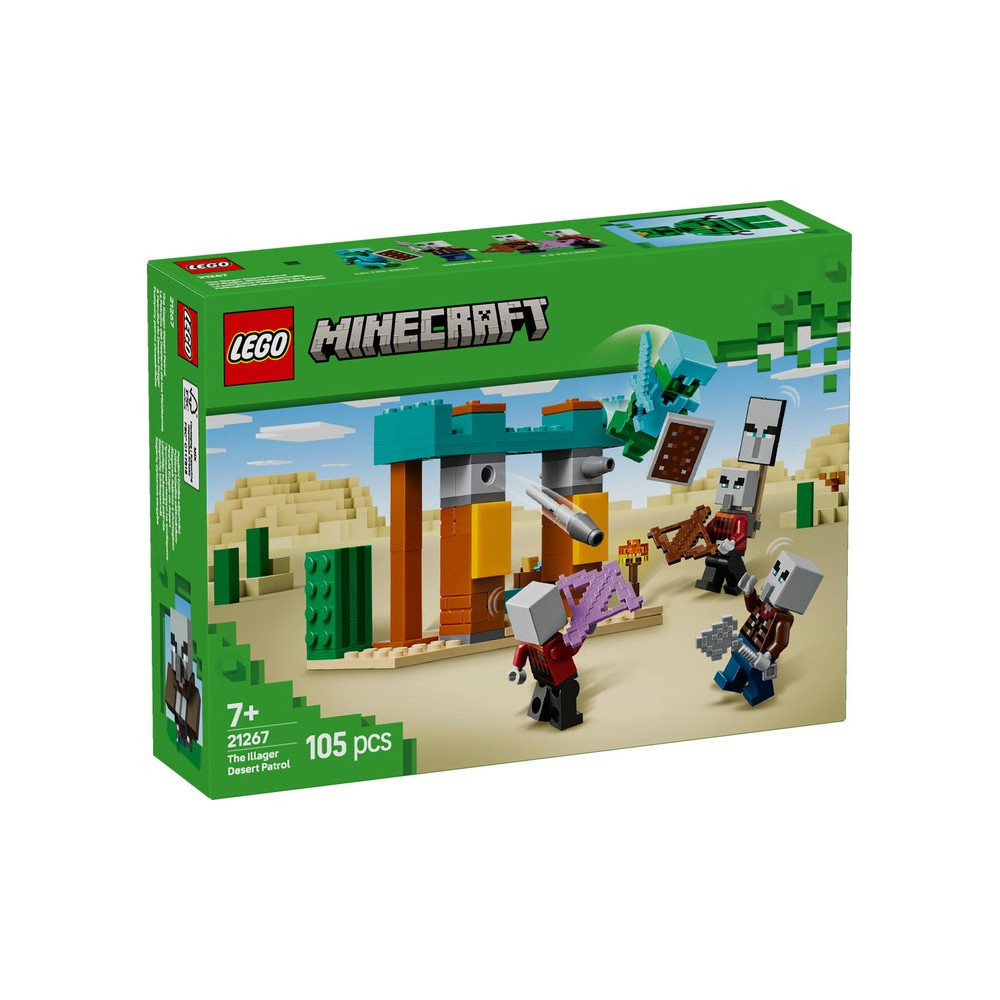 LEGO MINECRAFT 21267 - LA PATRULLA DEL DESIERTO DE LOS MALDEANOS
