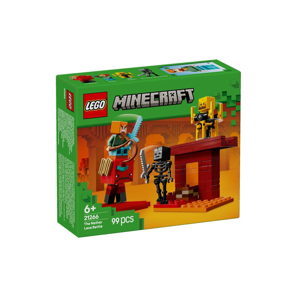 LEGO MINECRAFT 21266- LA BATALLA DE LAVA DEL INFRAMUNDO