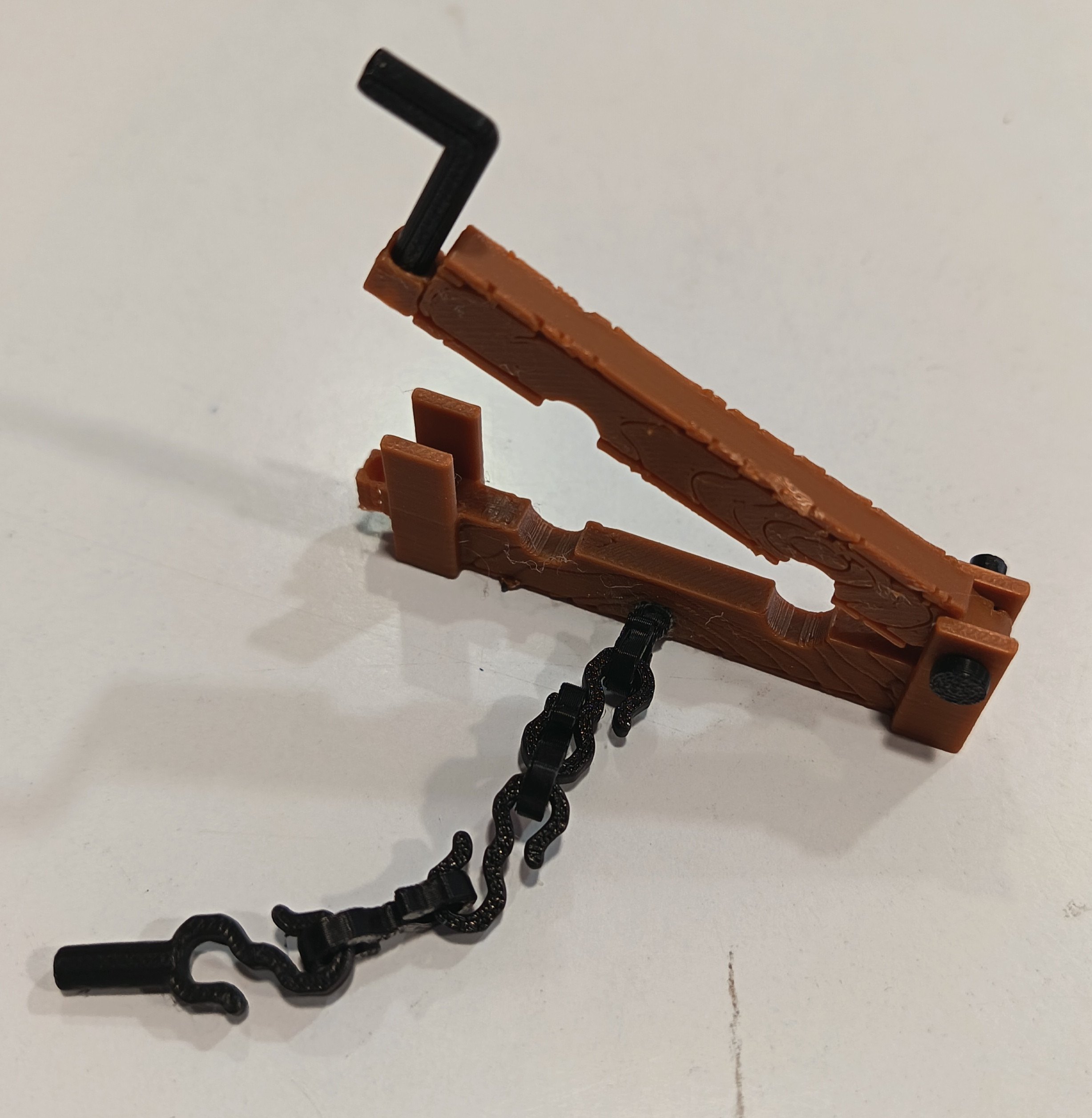 PLAYMOBIL CADENA , CEPO PARA PRESOS REALIZADO EN 3D