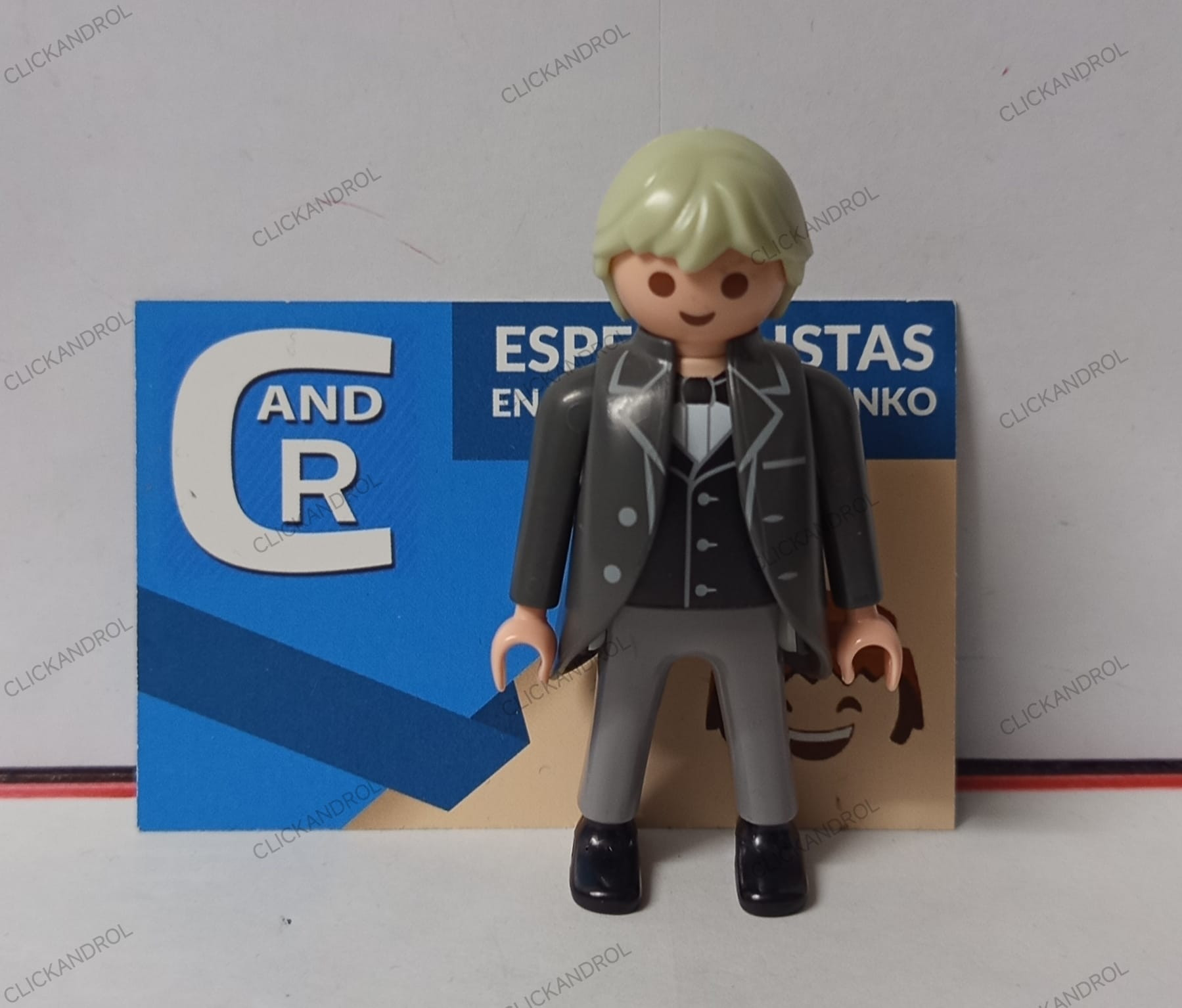 PLAYMOBIL FIGURA THOMAS EDISON CUSTOM - 6/10/20