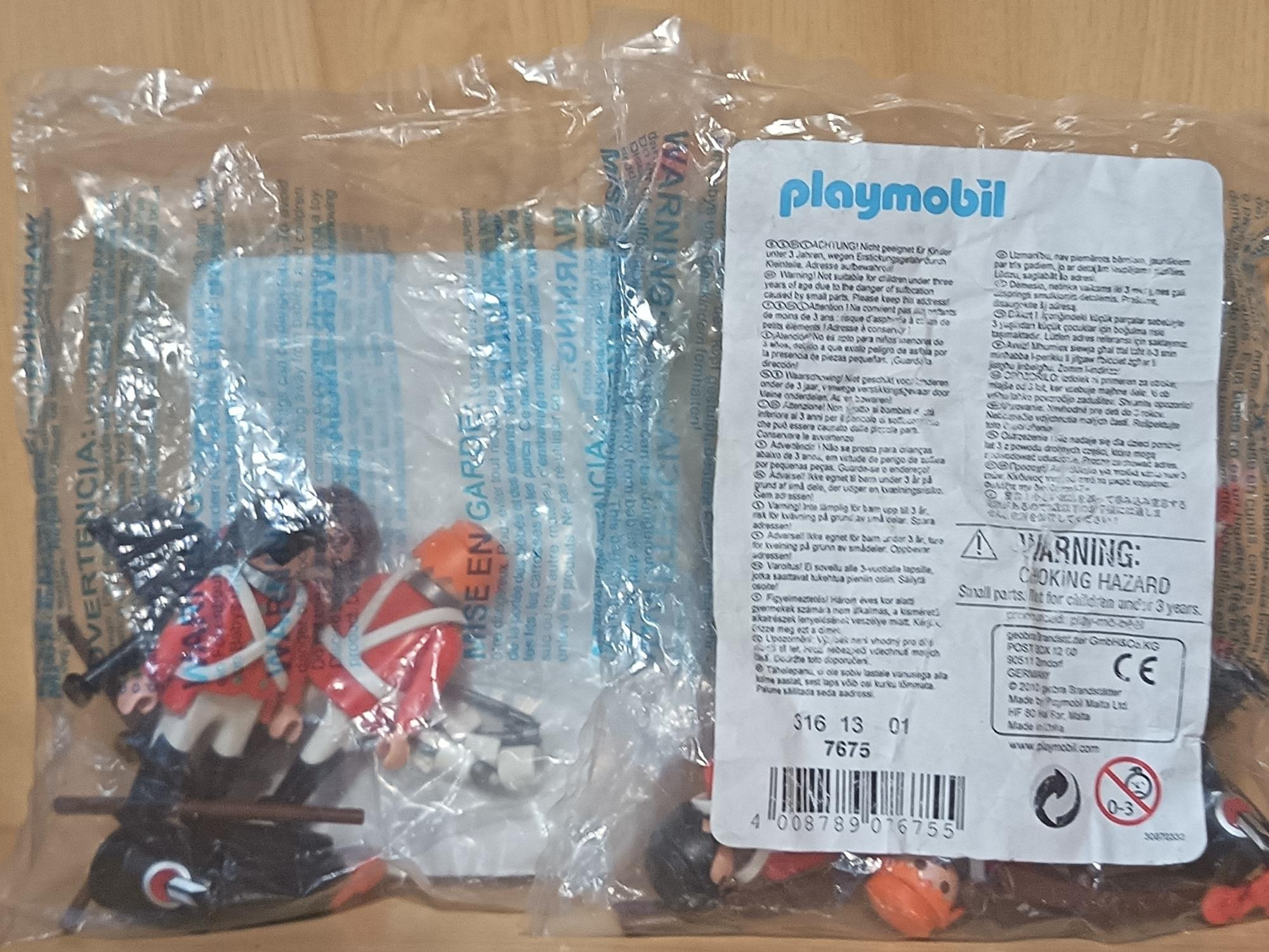 PLAYMOBIL 7675 TRIO DE SOLDADOS INGLESES CLASICOS
