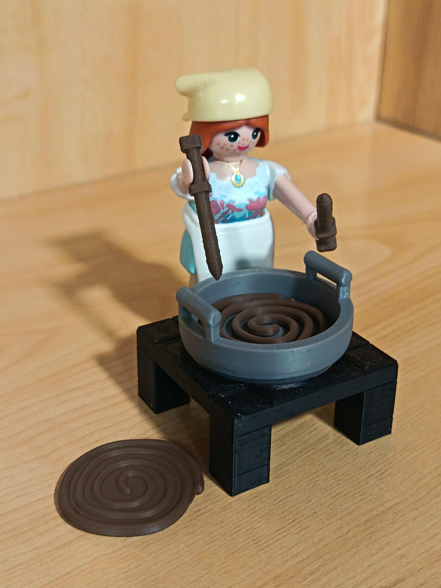 PLAYMOBIL FIGURA CHURRERA , BELEN