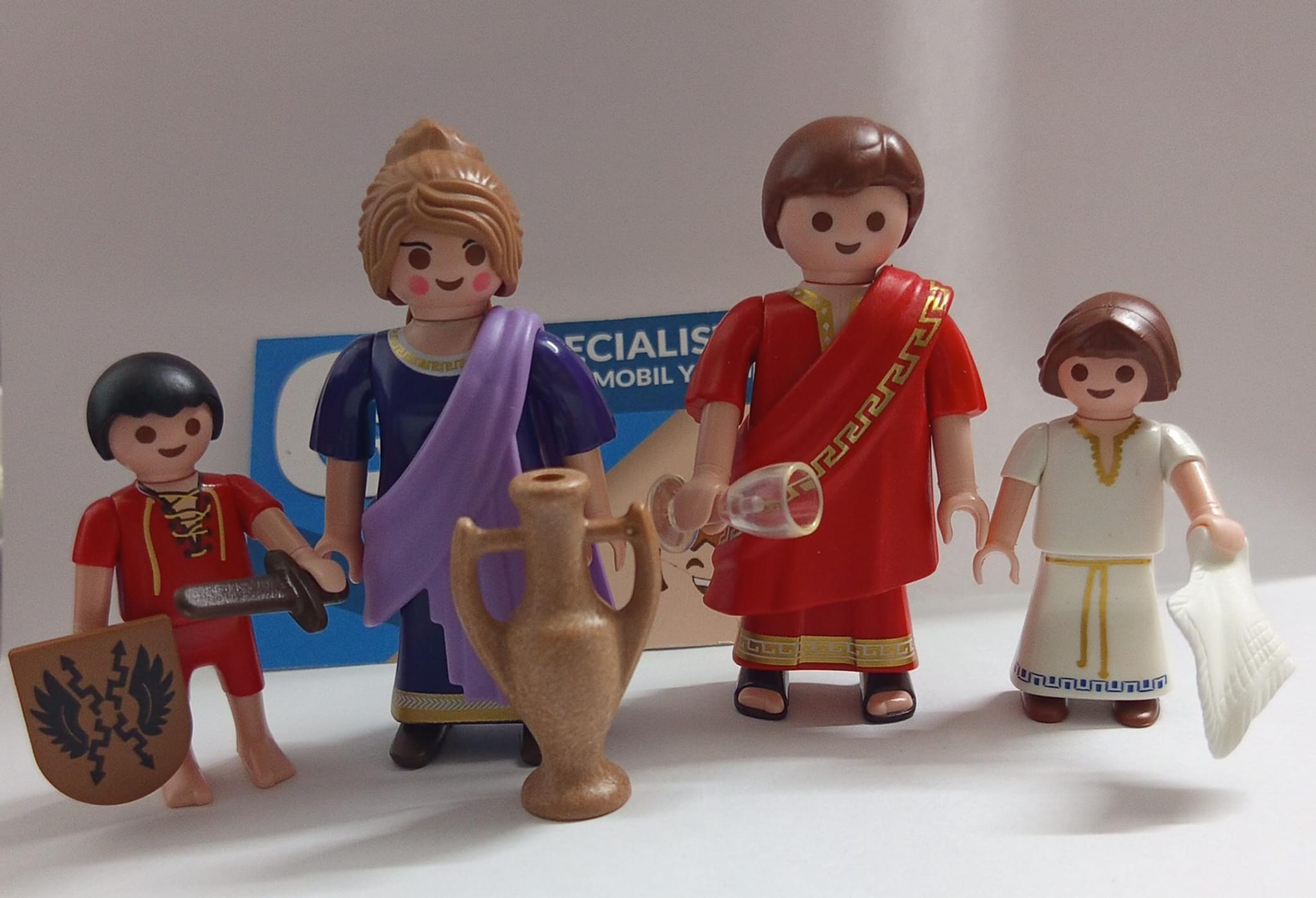 PLAYMOBIL FAMILIA ROMANA COMPLETA - 6/10/20