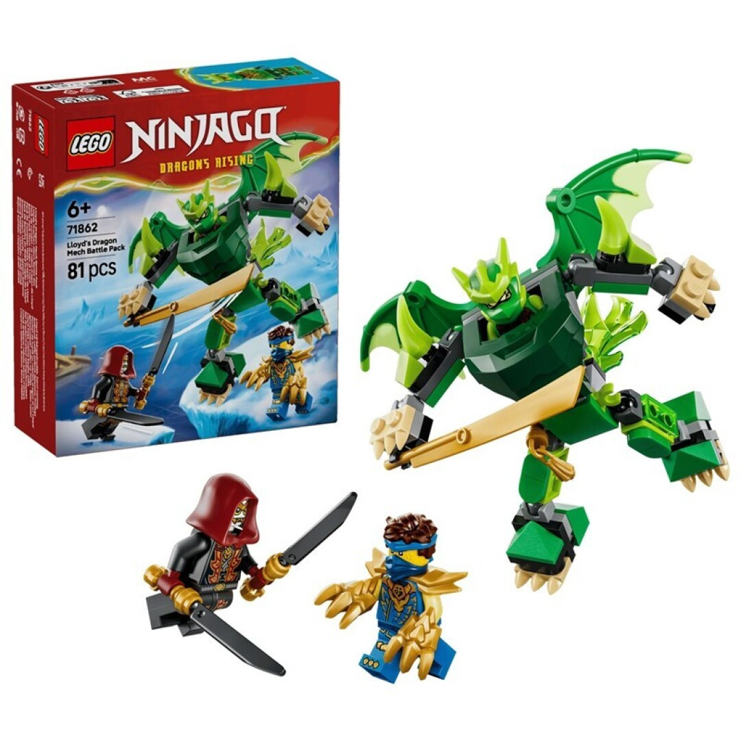LEGO Ninjago 71862 Pack de Combate: Meca Dragón de Lloy