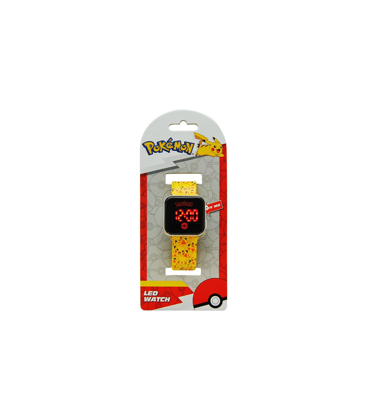 RELOJ LED POKEMON PIKACHU
