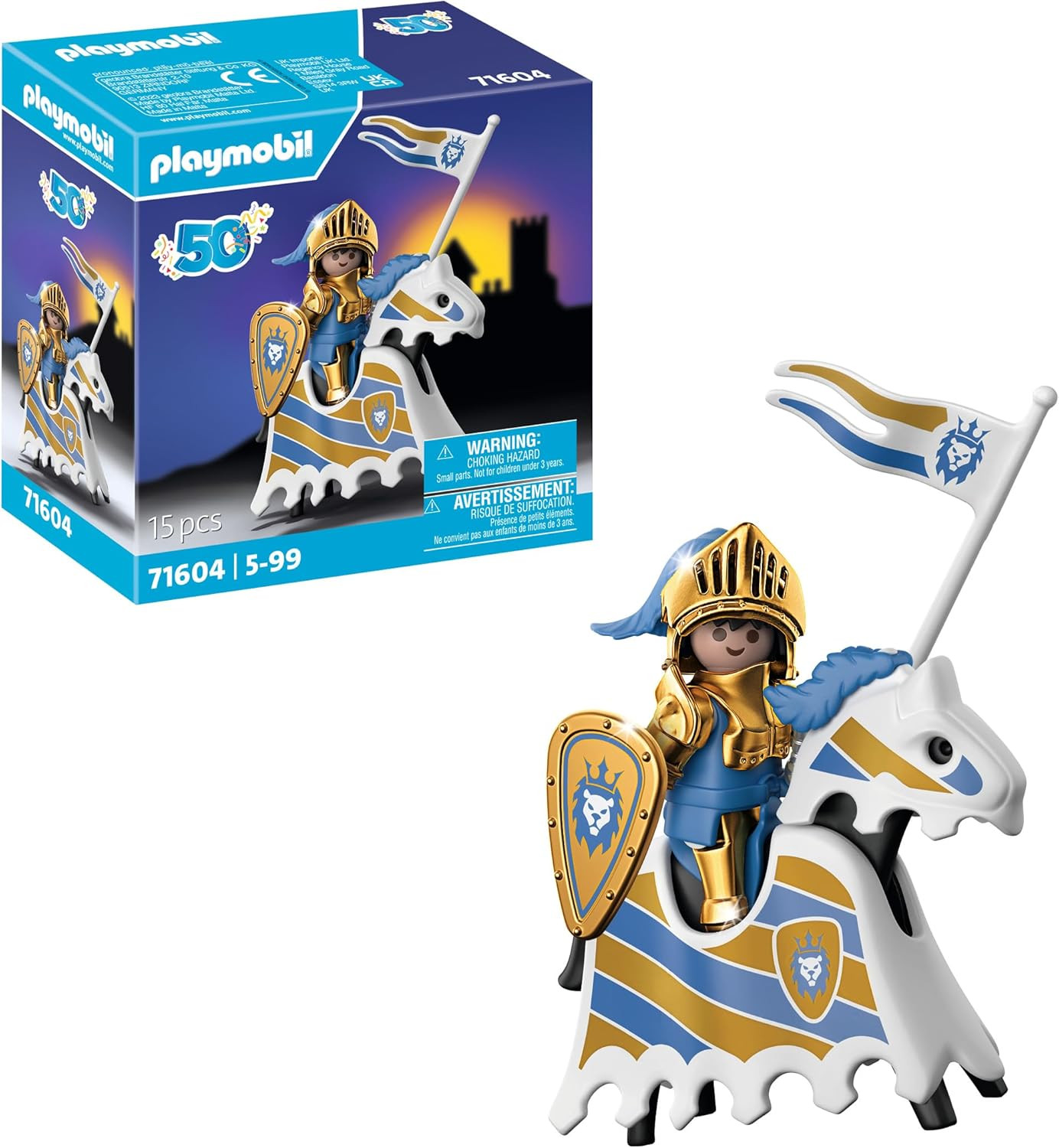 PLAYMOBIL 71604 - CABALLERO DORADO 50 ANIVERSARIO