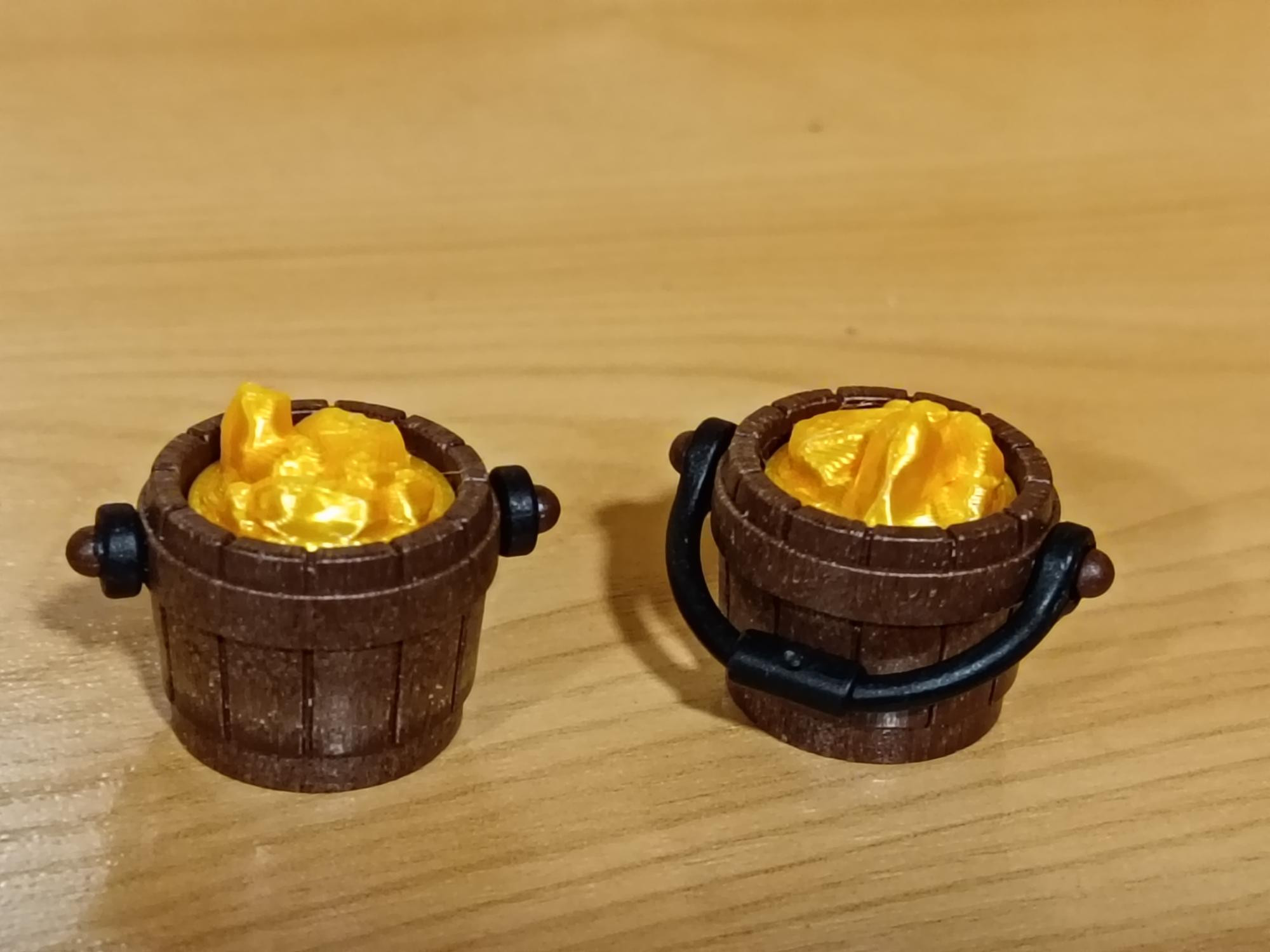 PLAYMOBIL RELLENO PARA CUBO SIMULANDO ORO
