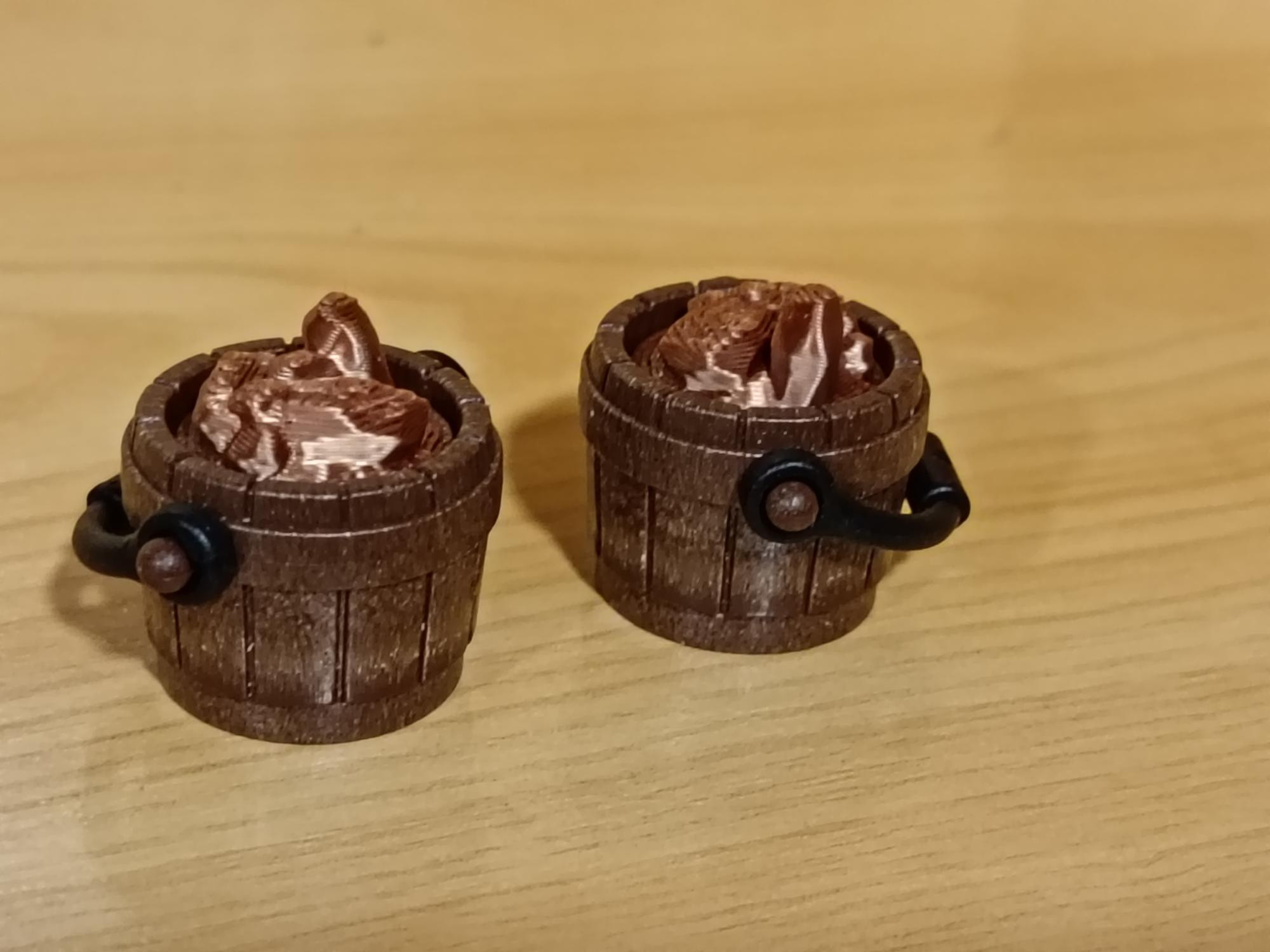 PLAYMOBIL RELLENO PARA CUBO SIMULANDO COBRE