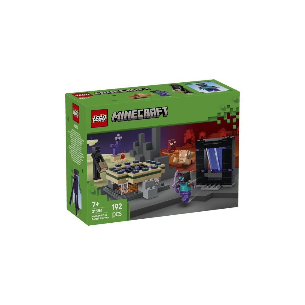 LEGO 21584 MINECRAFT-EL VIAJE POR EL NETHER Y EL PORTAL AL END