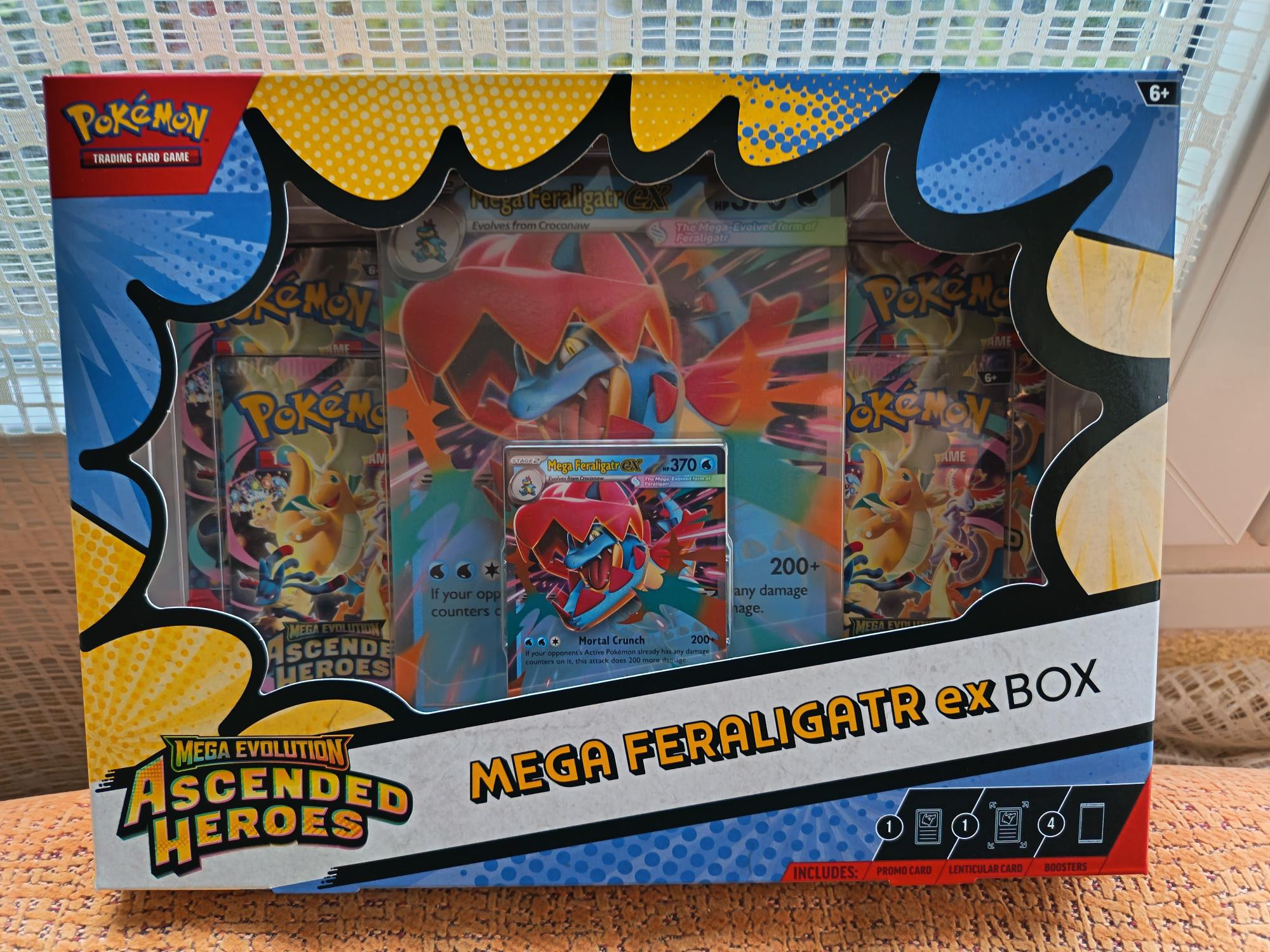 POKEMON MEGA FERALIGATR EX BOX INGLES