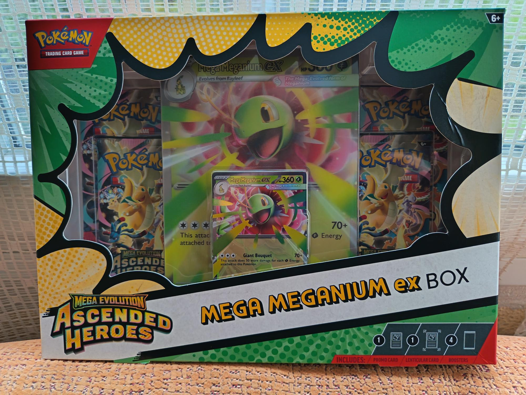 POKEMON MEGA MEGANIUM EX BOX INGLES