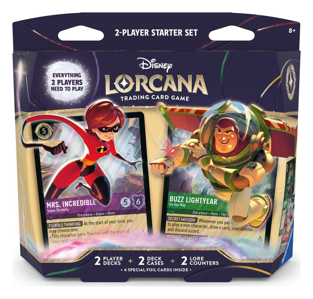 Disney Lorcana TCG 2-Player Starter Set *Edición Inglés*