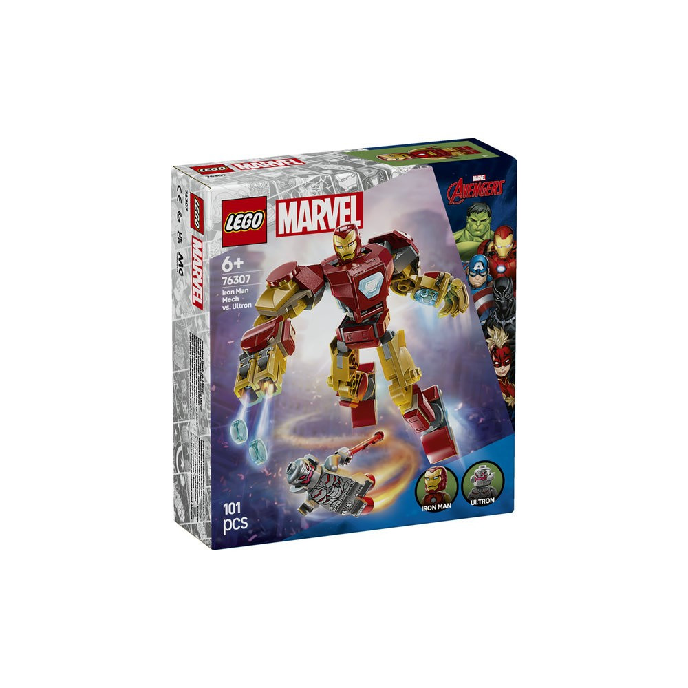 LEGO MARVEL 76307 ARMADURA ROBOTICA IRON MAN VS ULTRON