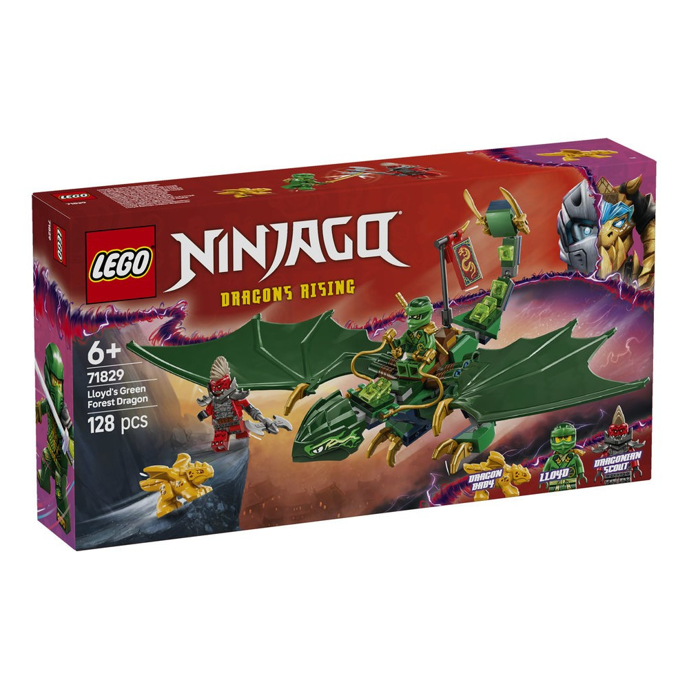 LEGO NINJAGO 71829 - DRAGON VERDE DEL BOSQUE DE LLOYD