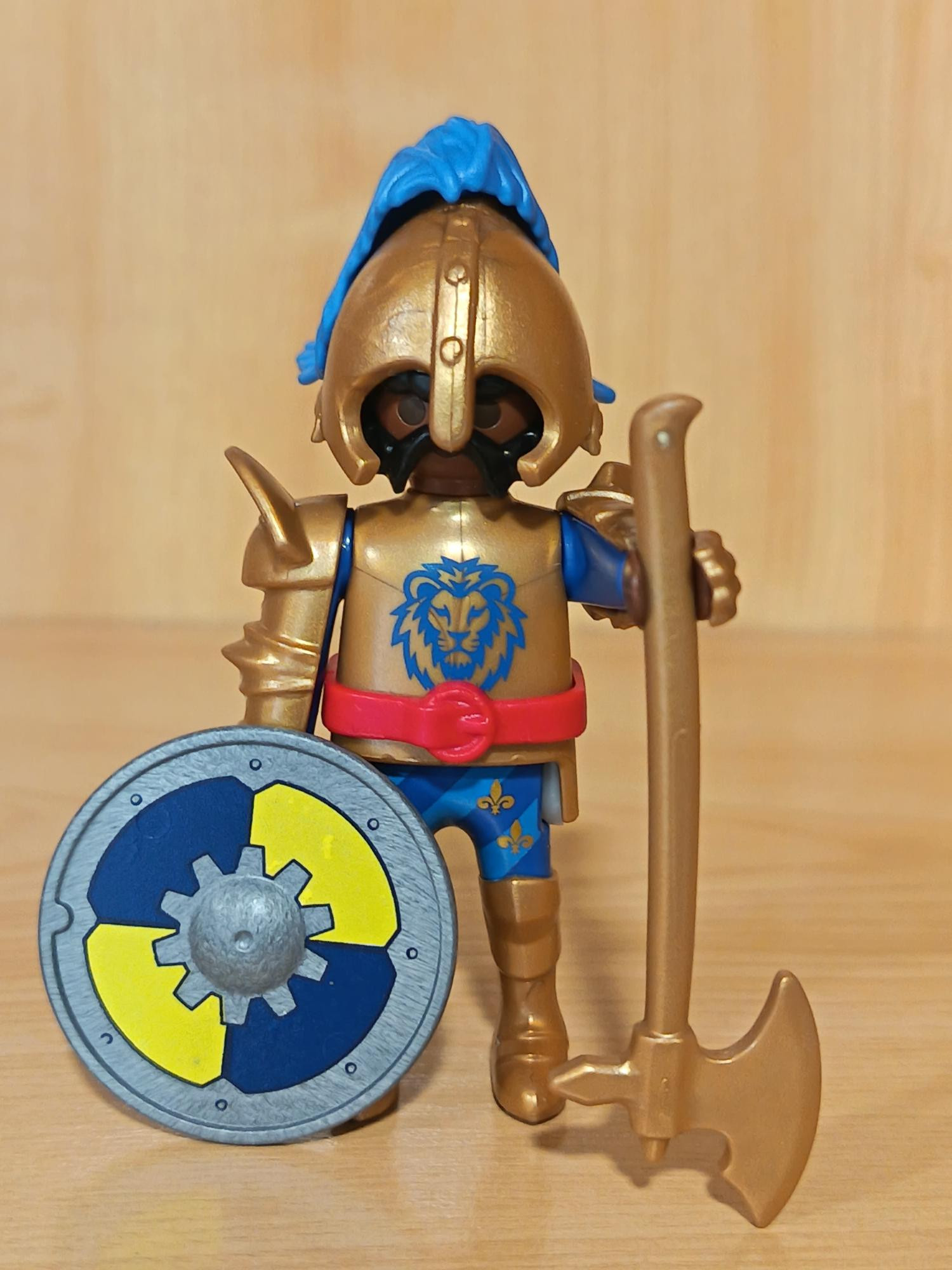 PLAYMOBIL NUEVO GUERRERO MEDIEVAL DEL LEON NEGRO - 21/5/26