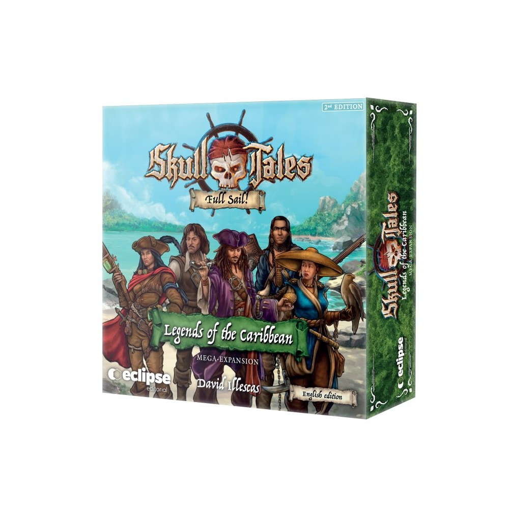 JUEGO DE MESA - SKULL TALES - LEYENDAS DEL CARIBE (MEGA-EXPANSION)