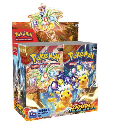 POKEMON BOOSTER 36 SOBRES CHISPAS FULGURANTES