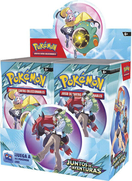 Ver más grande POKEMON BOOSTER 36 SOBRE ESCARLATA Y PÚRPURA JUNTOS DE AVENTURASS