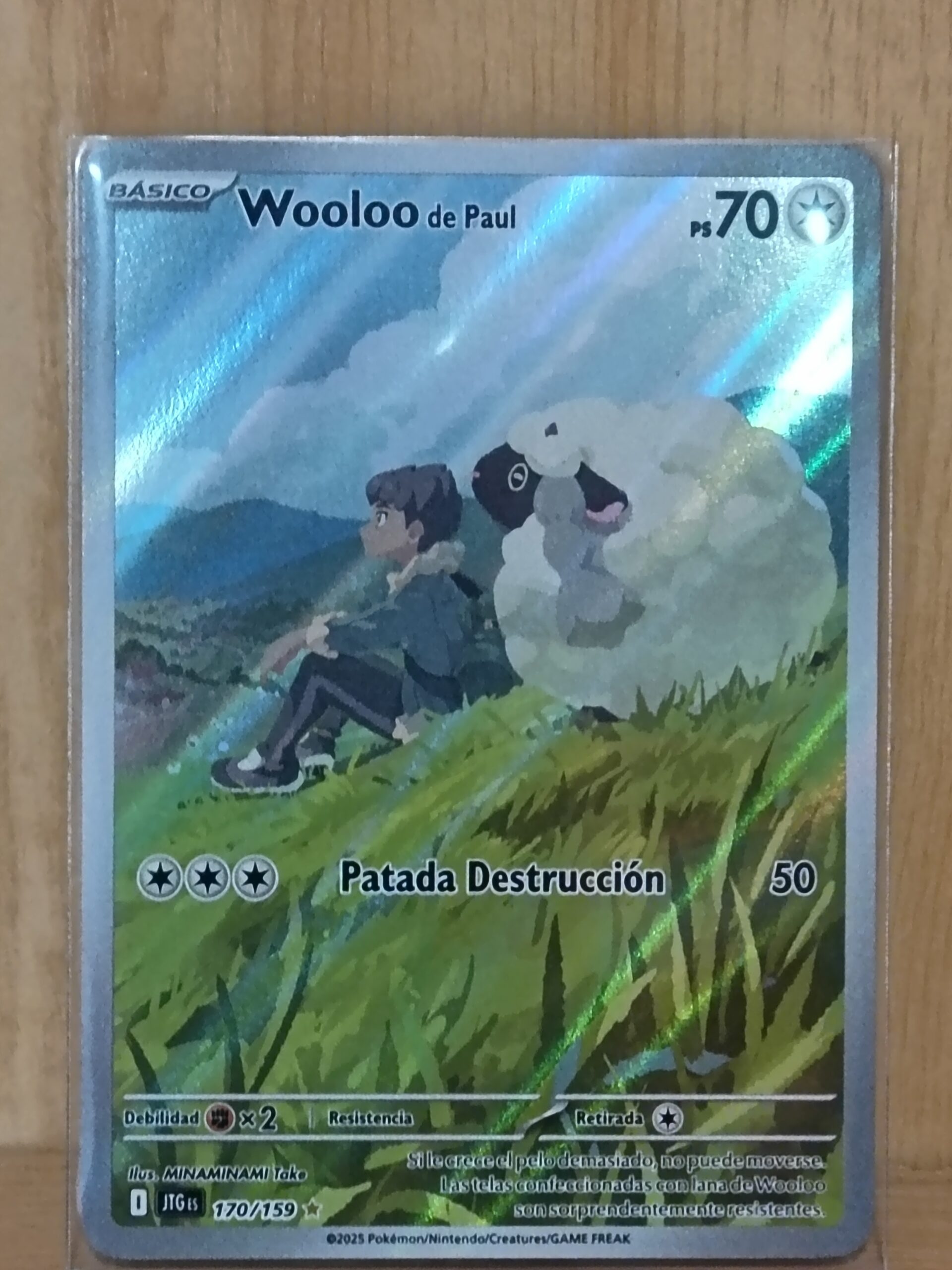 Carta Pokémon Wooloo de Paul 170/159