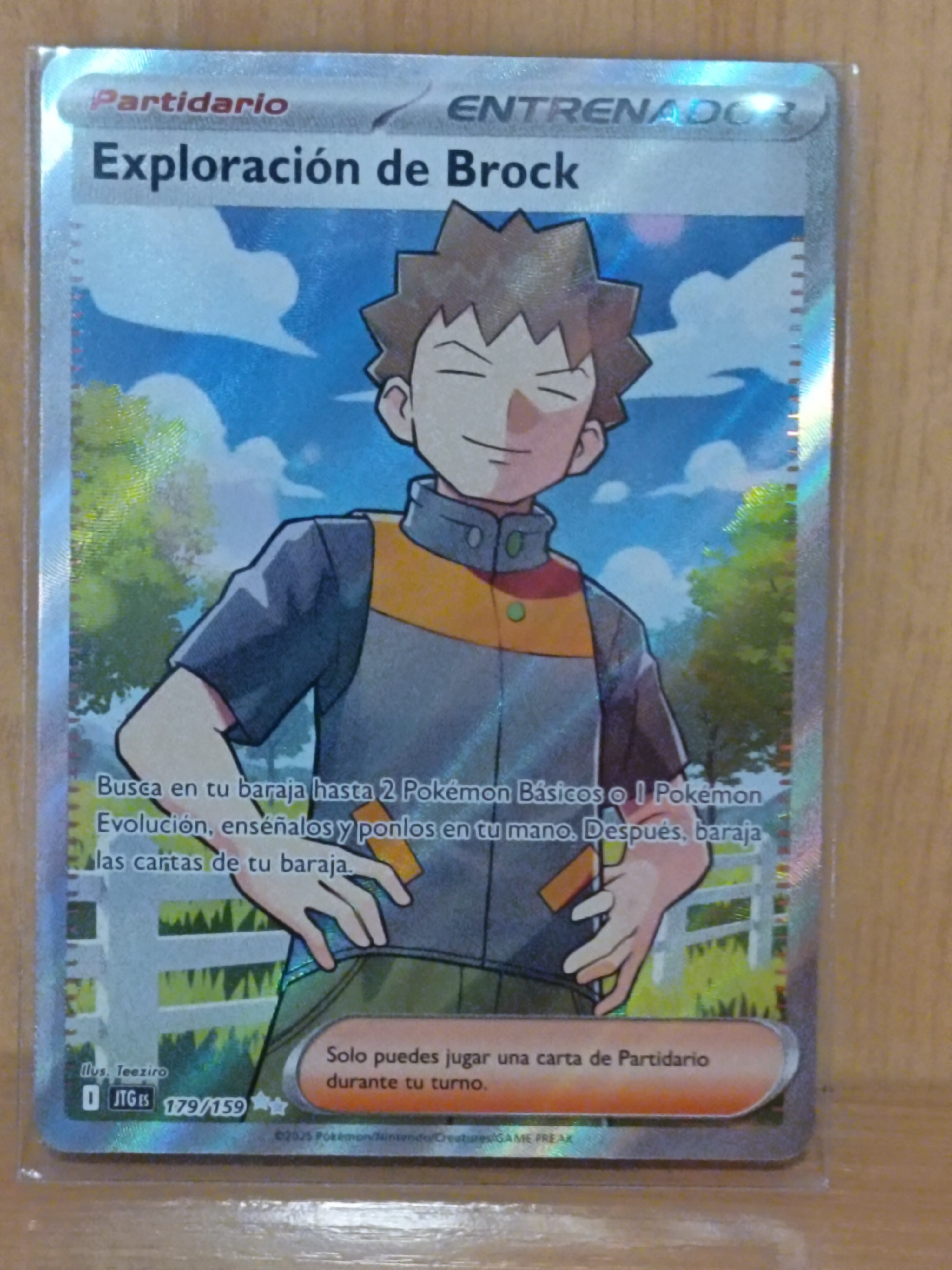 Pokémon Carta de entrenador - exploracion de brock