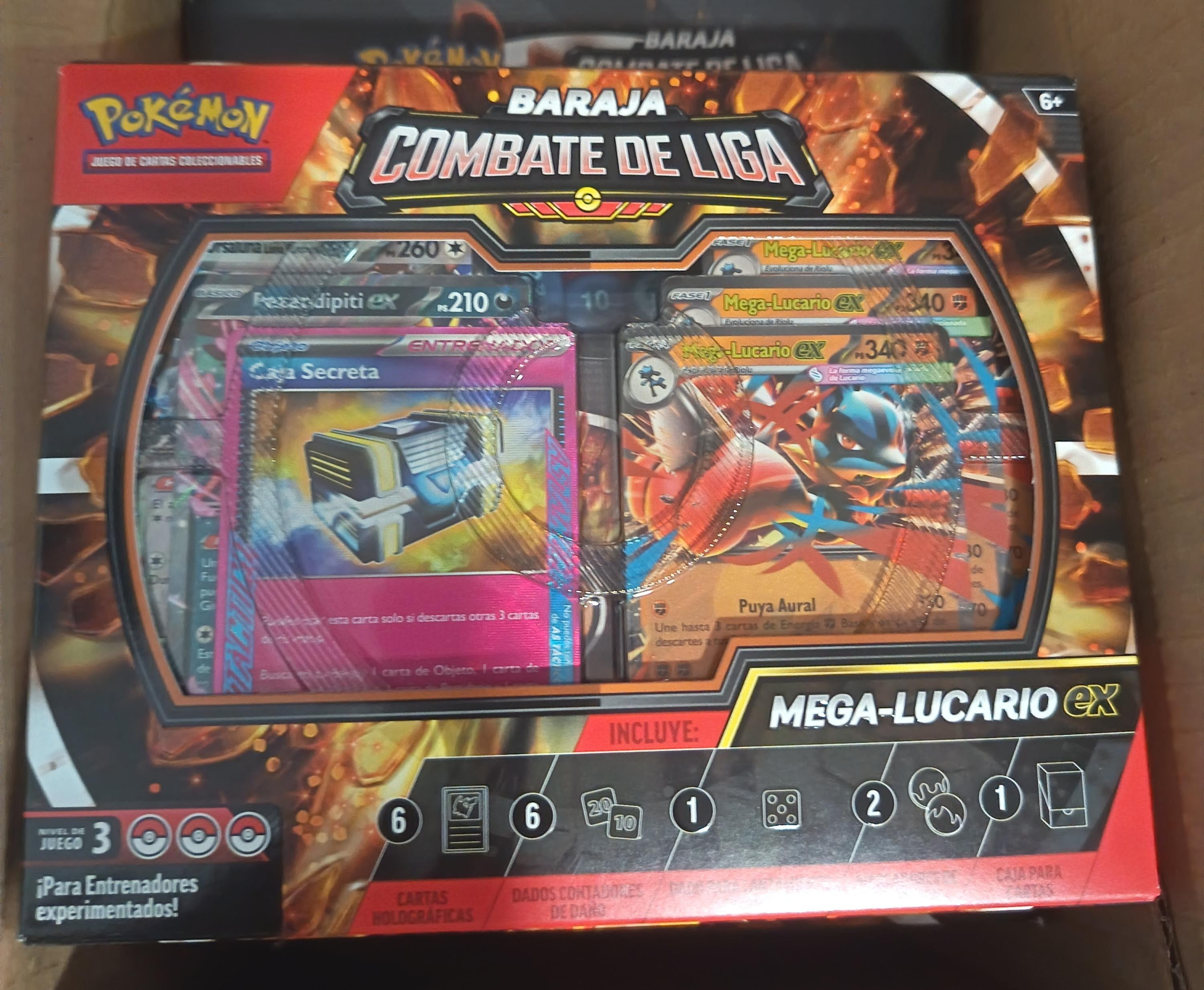 Baraja Combate de Liga Mega Lucario EX - Español