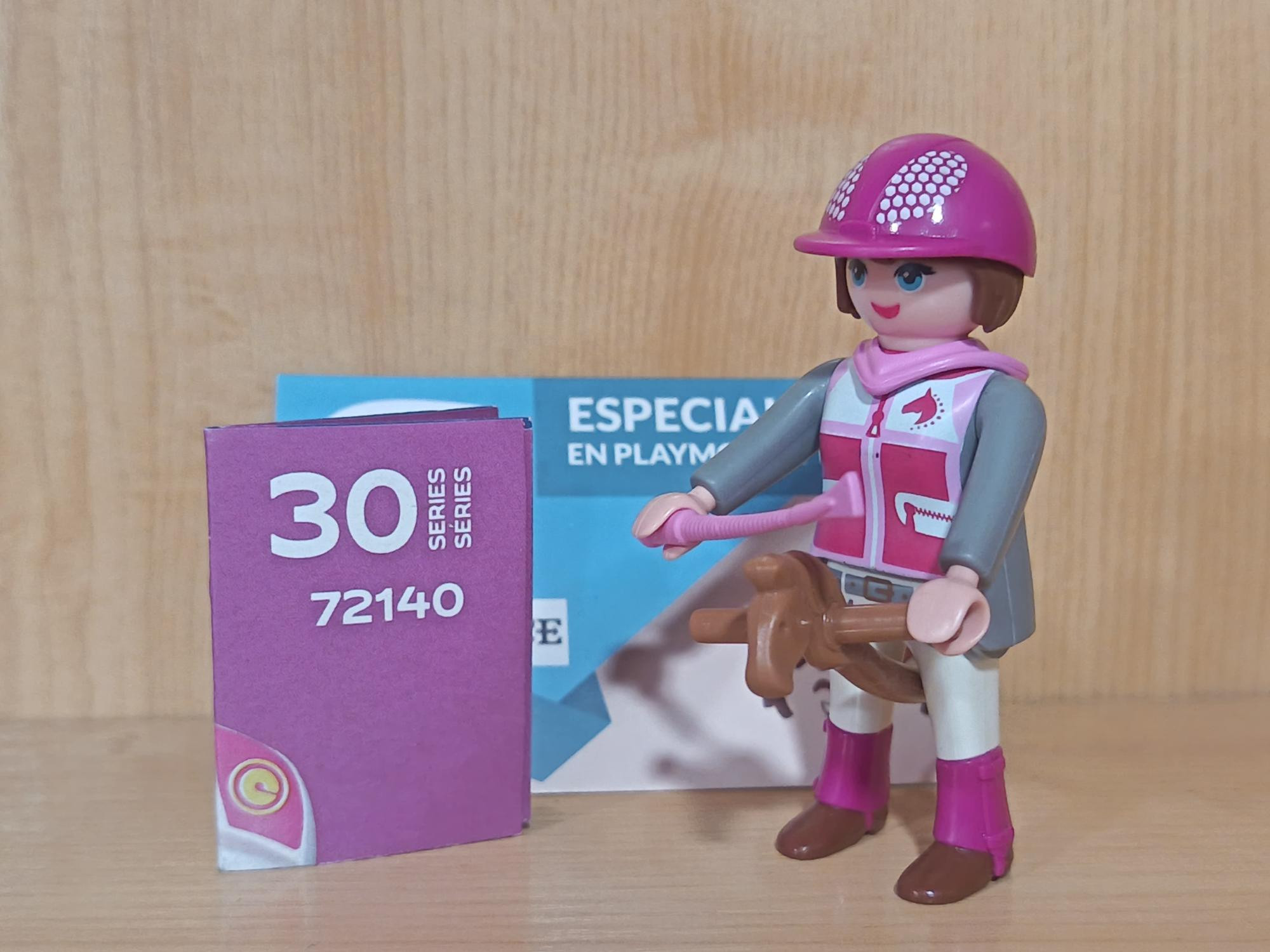 PLAYMOBIL CHICAS SERIE 30 - AMAZONA CON CABALLO DE JUGUETE