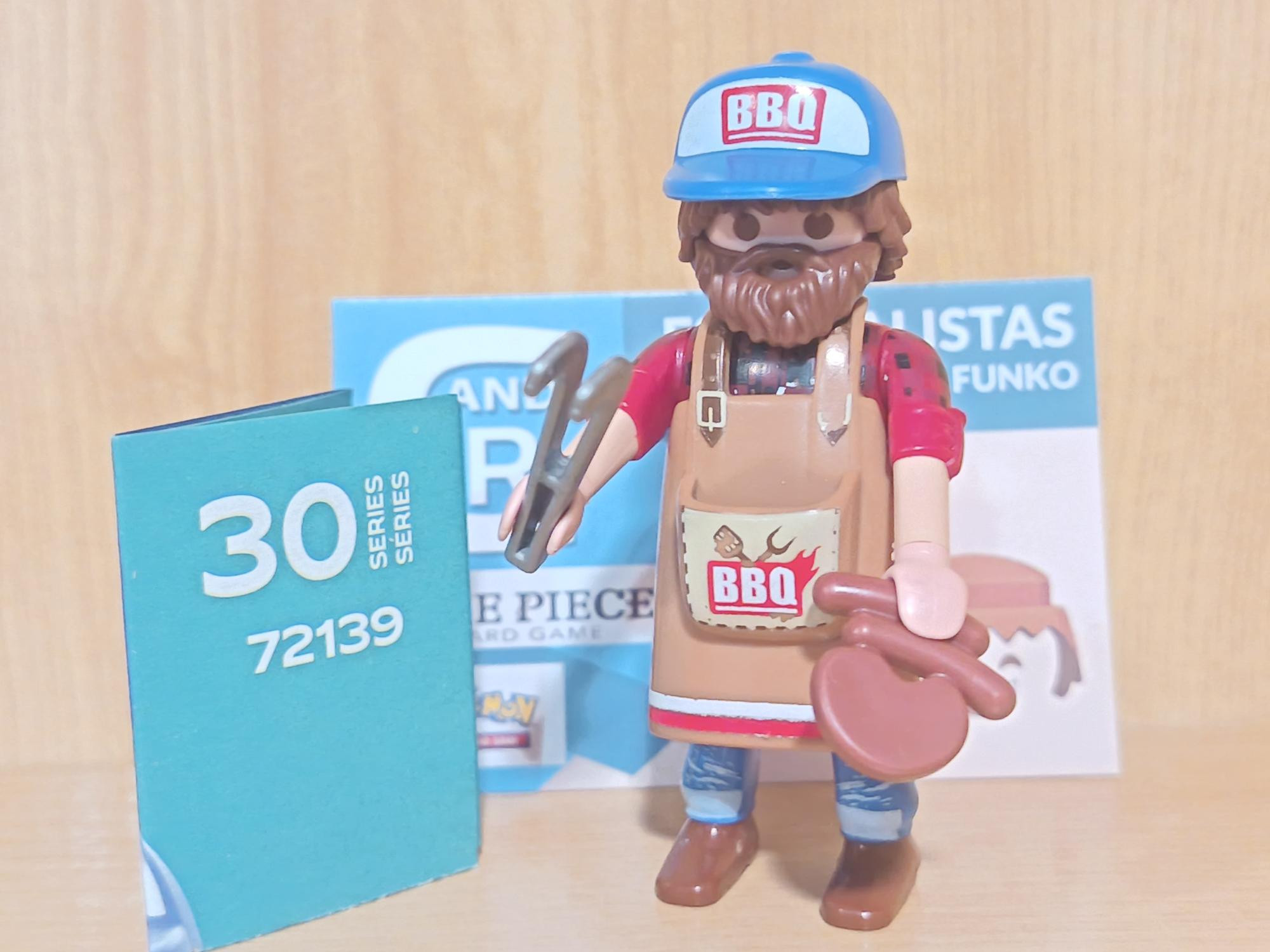 PLAYMOBIL CHICOS SERIE 30 - HOMBRE PREPARADO PARA BARBACOA