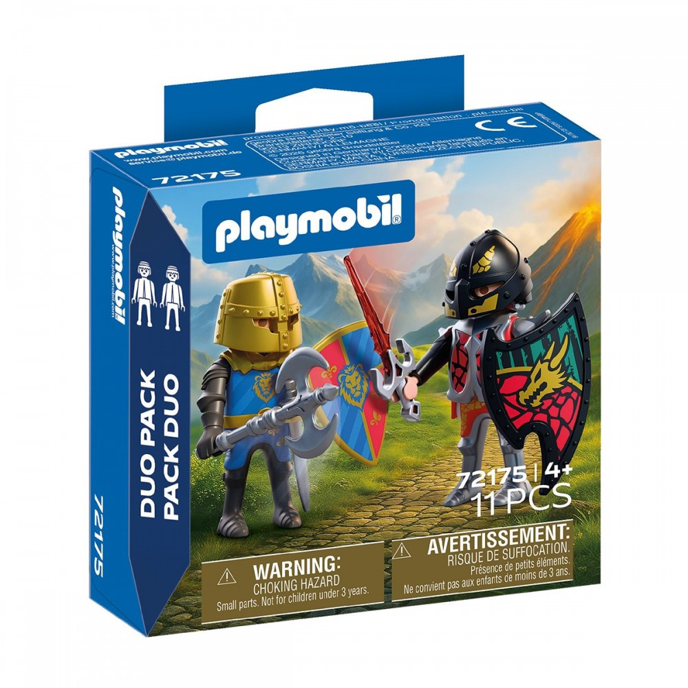 PLAYMOBIL 72175 DUO PACK DUELO DE CABALLEROS