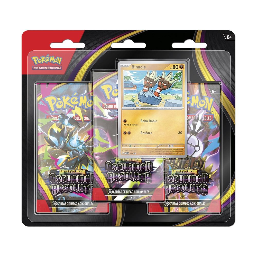 POKEMON TCG - BLISTER 3 SOBRES OSCURIDAD ABSOLUTA