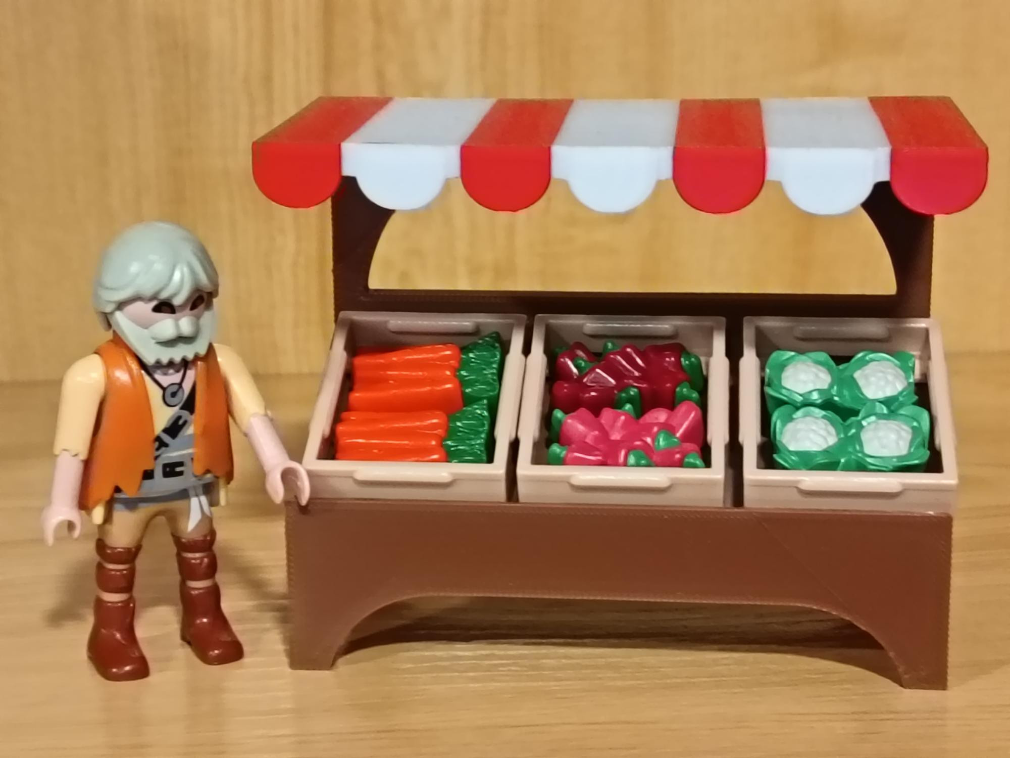 PLAYMOBIL BELEN , ALDEANO CON PUESTO DE VERDURAS - 22/7/26
